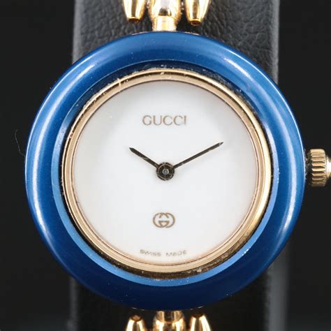 gucci 1600 watch|gucci interchangeable bezel watch.